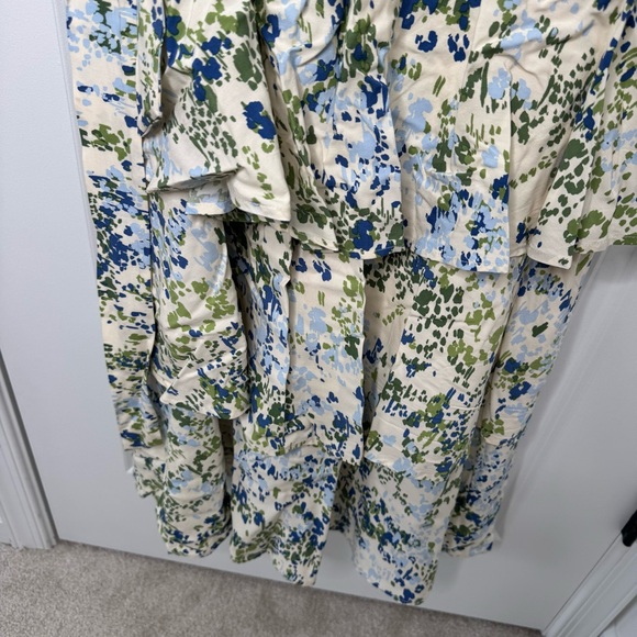 Eloquii elements Floral ruffle Midi Dress 16 - Picture 6 of 12